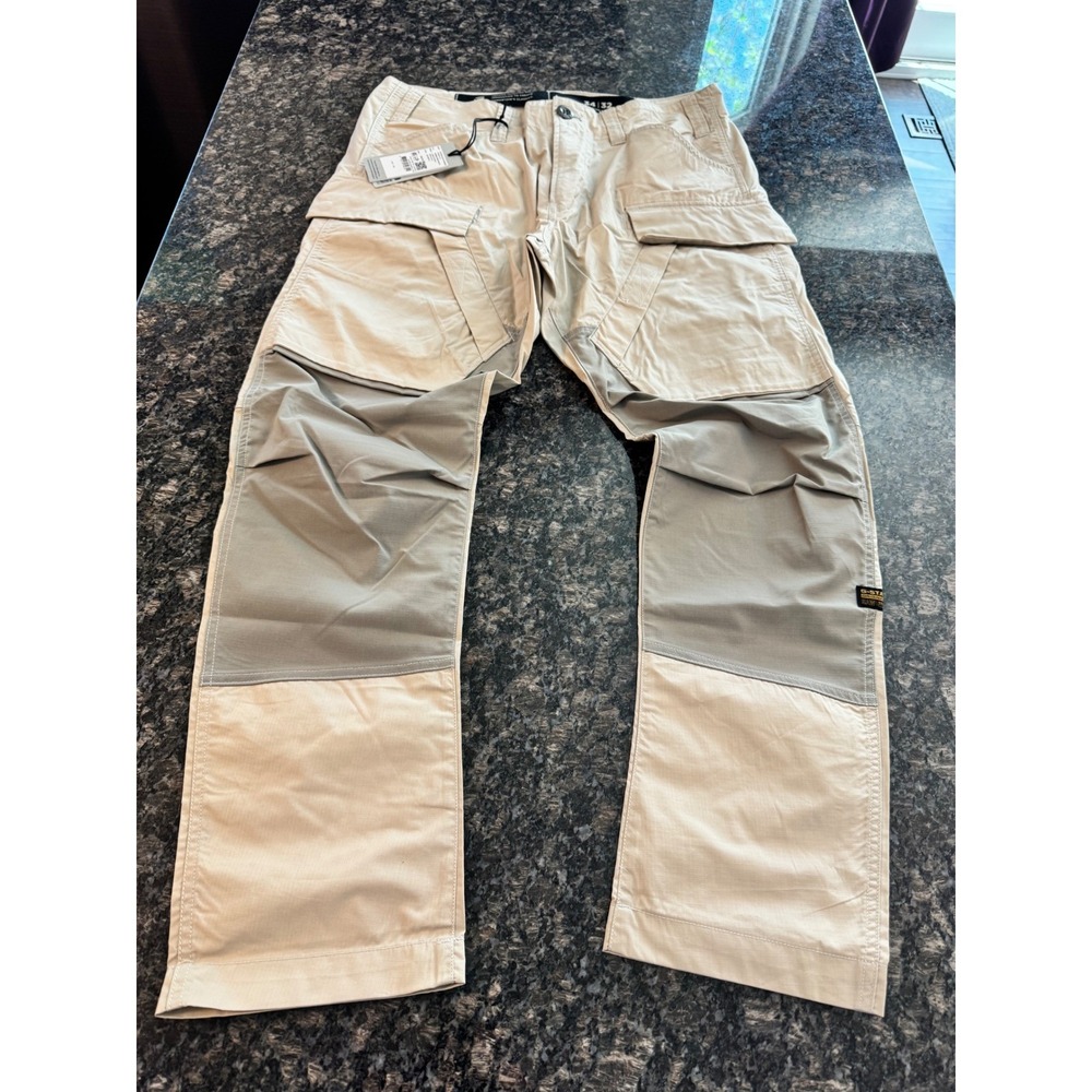 G-Star Raw 3D Regular Tapered Cargo 3.0 Pants Lance Micro Ripstop 34x32 NEW